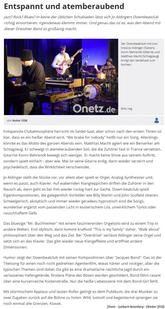Jo Aldingers Downbeatclub